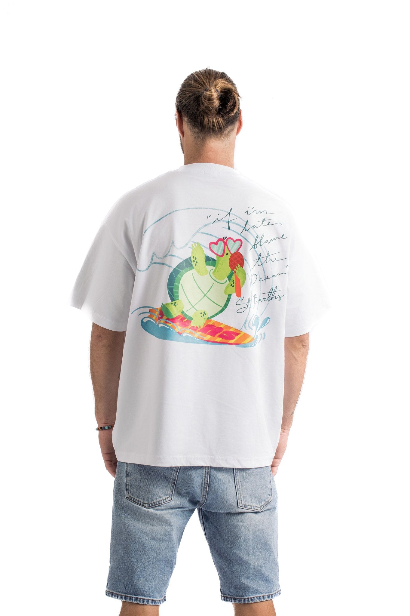T-Shirt Oversize 235 g - If I'm Late, Blame the Ocean