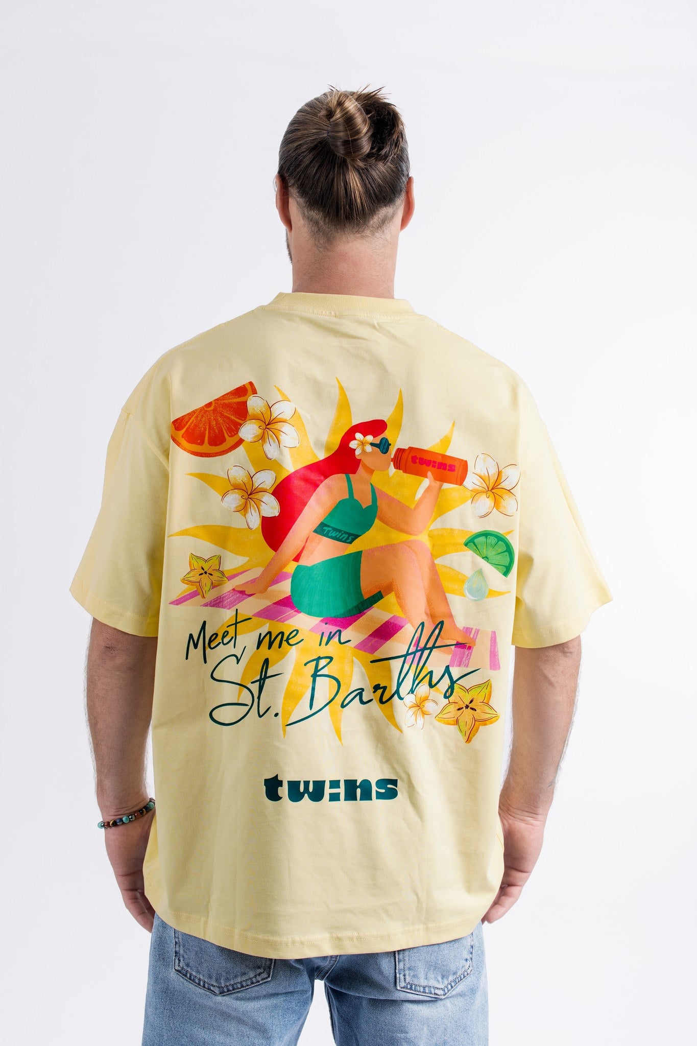T-Shirt Oversize 235 g - Meet Me in St. Barth